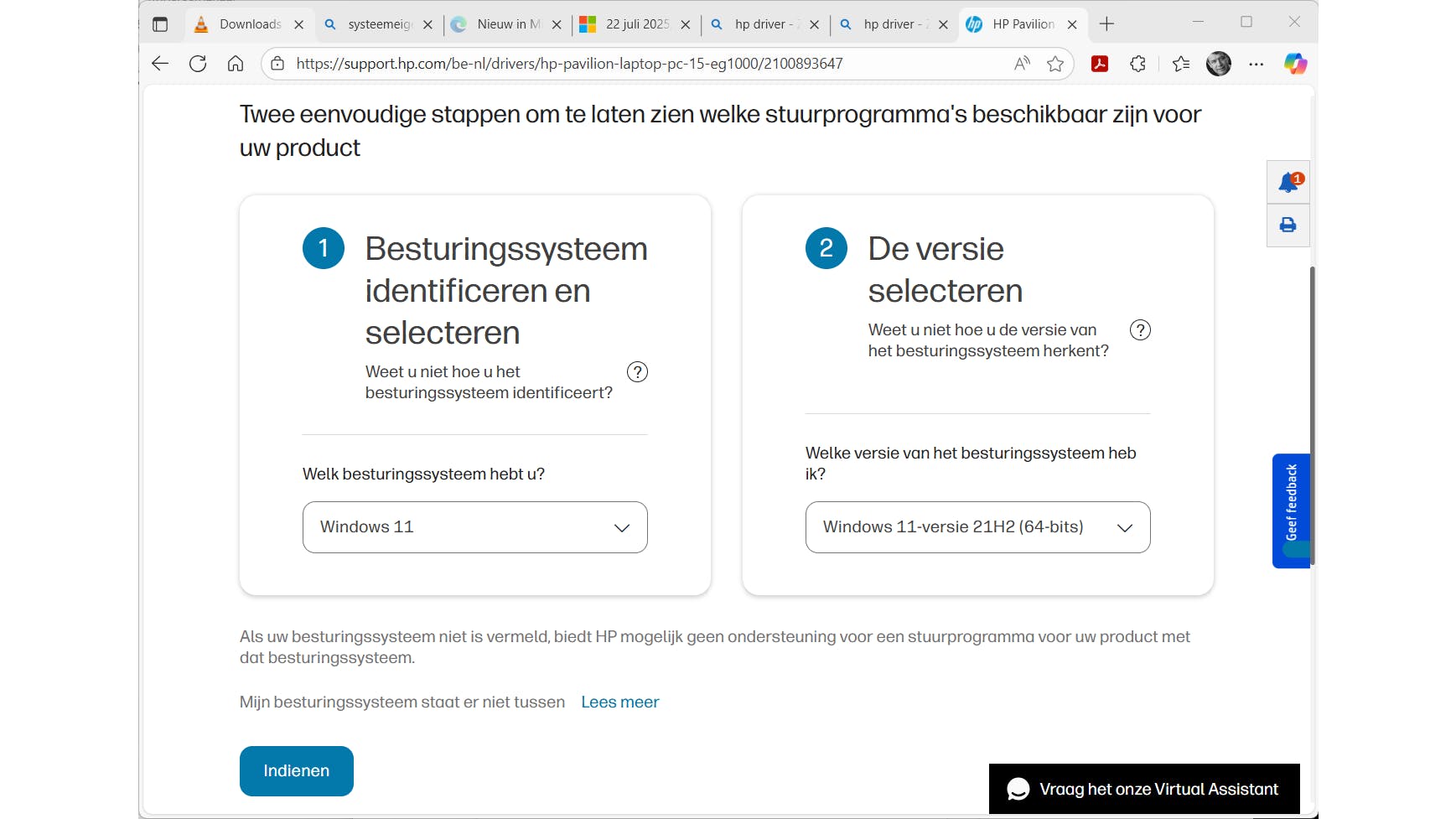 Iedere fabrikant heeft zijn eigen supportpagina waar je de stuurprogramma's kunt downloaden.