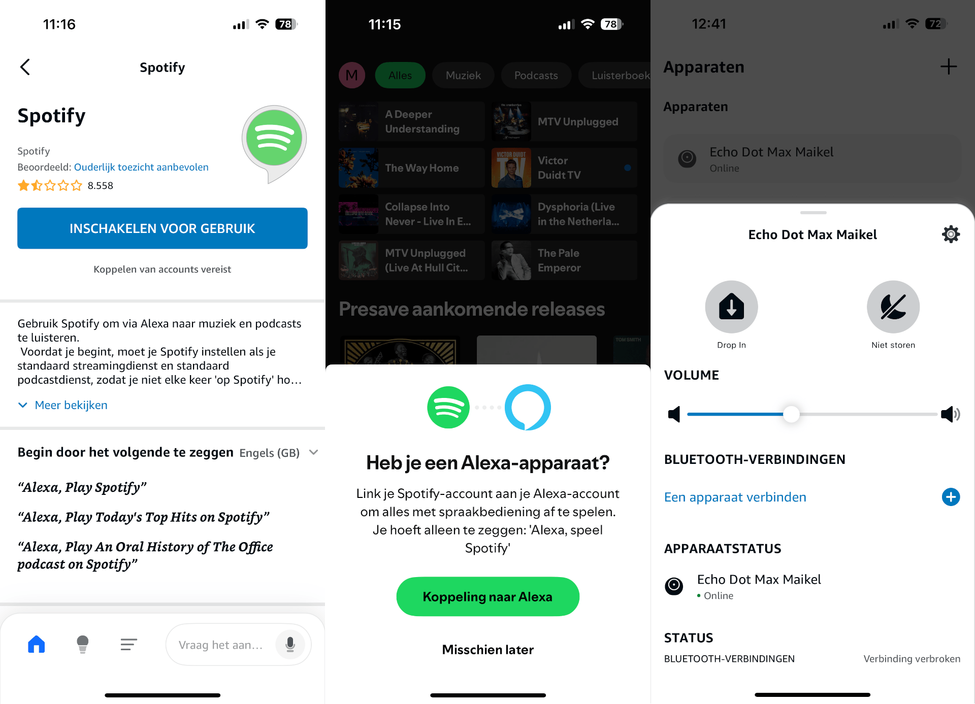 Wifi-speaker bedienen met app