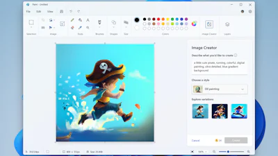 Bedankt, AI! Dit kun je tegenwoordig allemaal doen met Microsoft Paint
