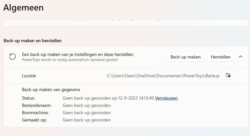 Maak regelmatig een back-up van je productiviteitstools, zodat je de instellingen niet kwijtraakt als er iets fout gaat.
