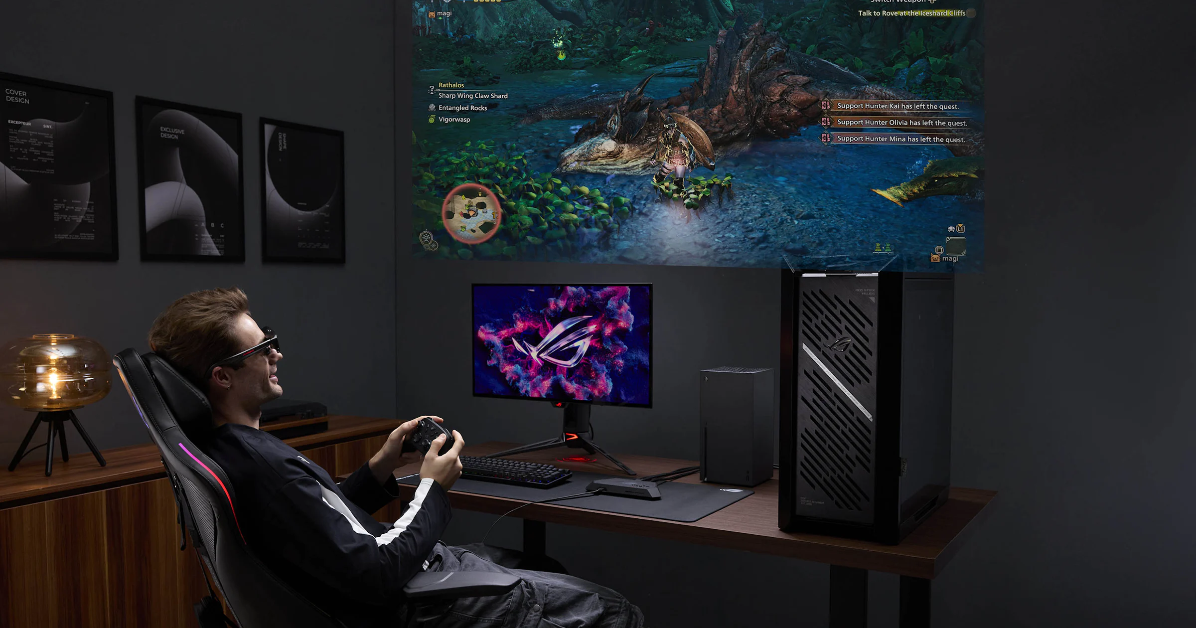CES 2026: ASUS ROG XREAL R1: gamingbril projecteert 171-inch scherm voor je ogen