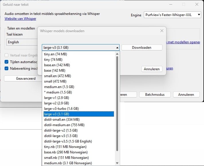 Whisper is het meest geavanceerde AI-model, maar de verwerking vergt rekenkracht en tijd.