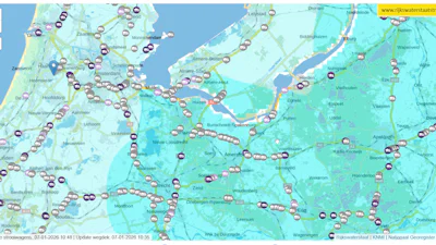 Code geel en oranje wegens ijzel: zo check je of jouw route al gestrooid is