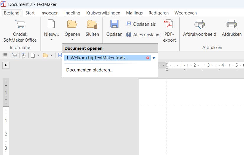 FreeOffice draait probleemloos op oudere Windows-machines.
