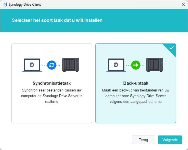 Synology Drive synchroniseert gegevens tussen alle apparaten met de Drive-client en een NAS met de Drive Server-software.