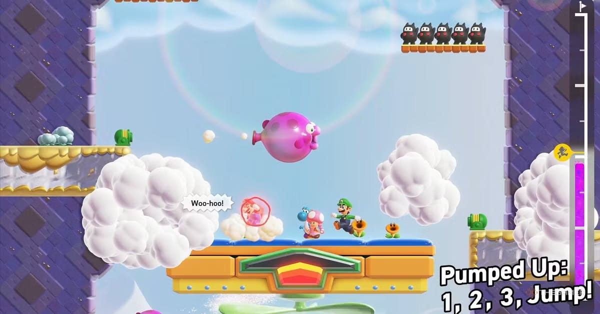 Super Mario Bros. Wonder Samen Naar Bellabel Park