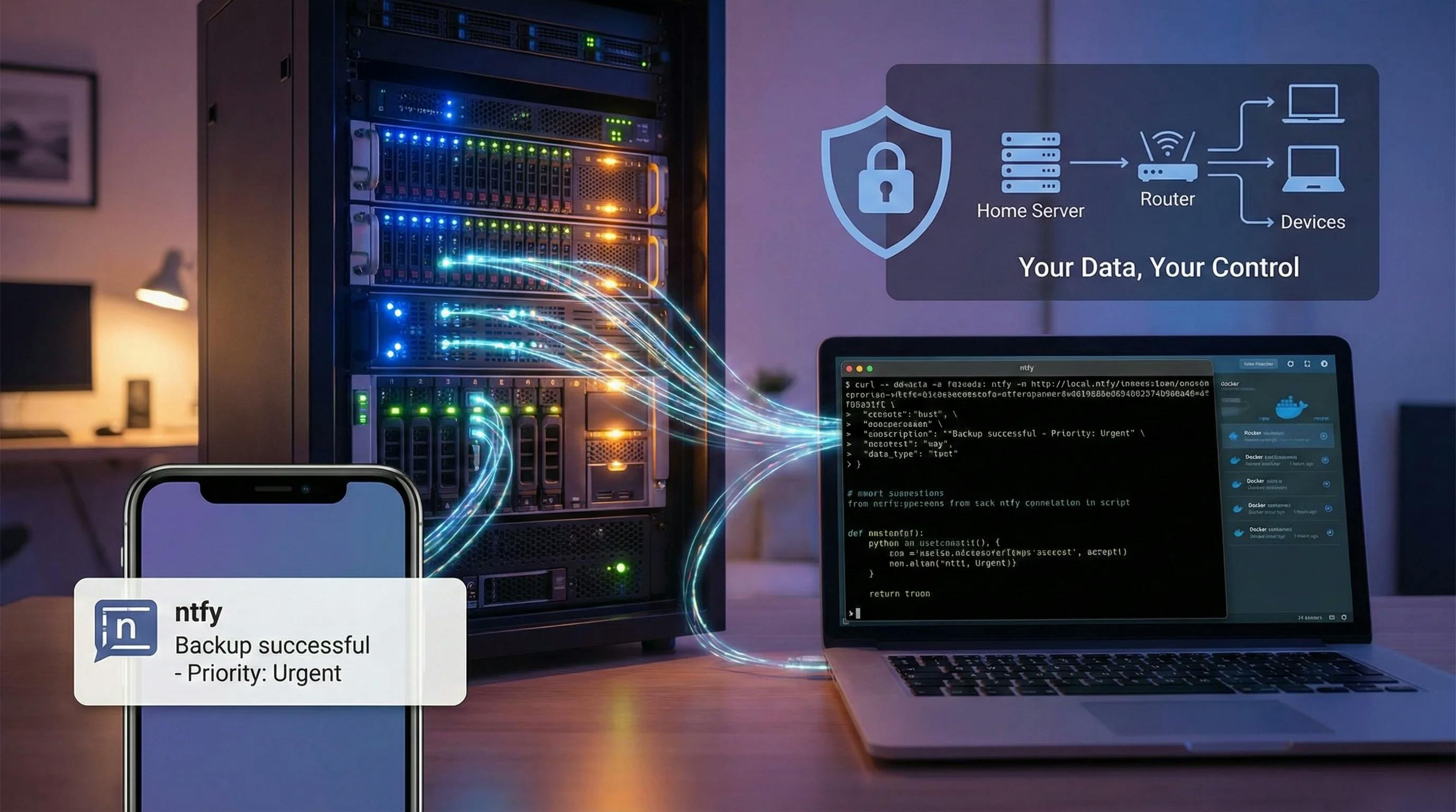 Pushnotificaties vanaf je thuisserver: zo werkt ntfy