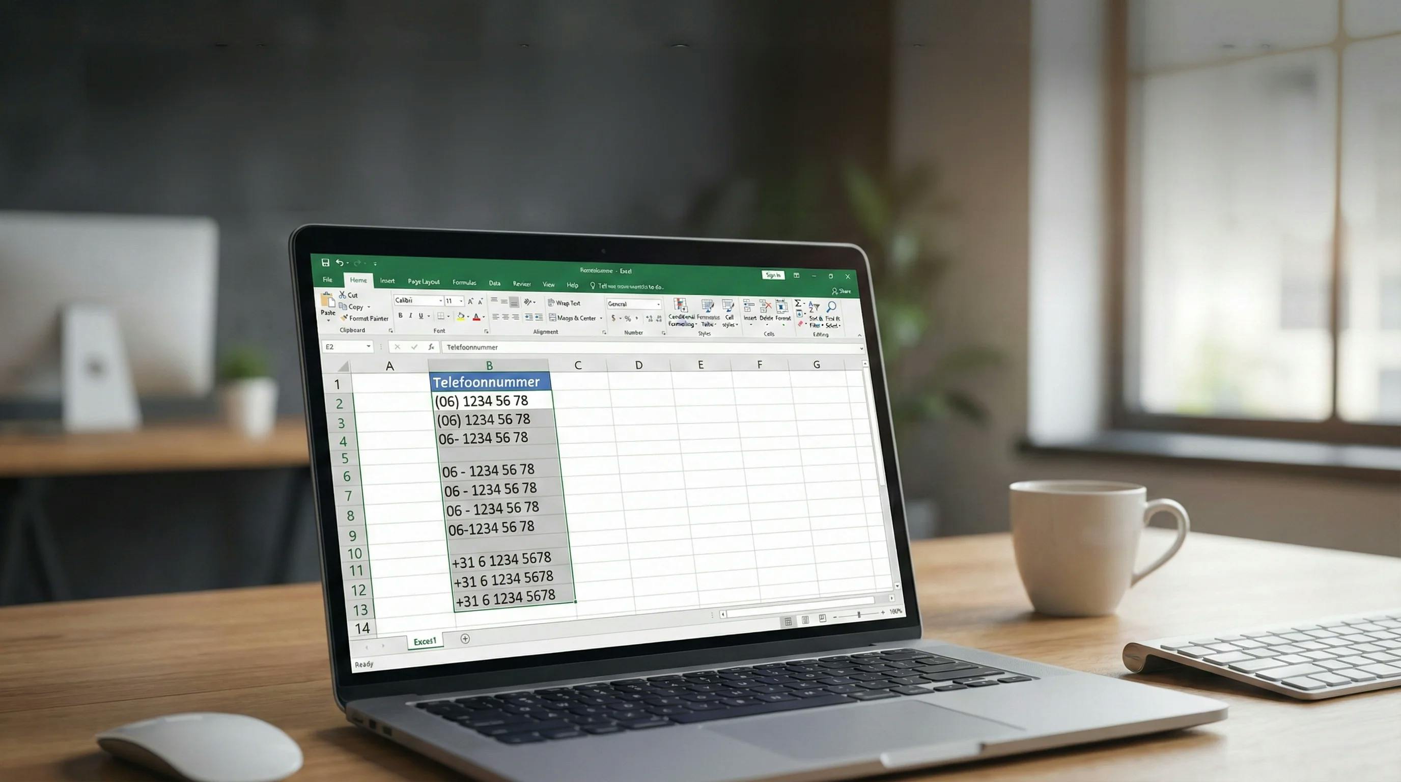 Haakjes, spaties of streepjes: zo stel je je eigen telefoonnotatie in Excel in