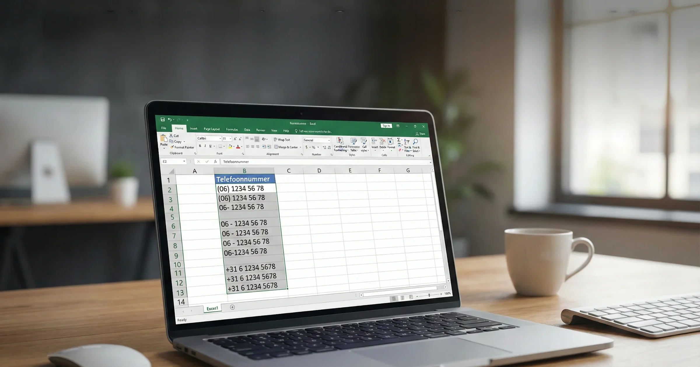 Haakjes, spaties of streepjes: zo stel je je eigen telefoonnotatie in Excel in