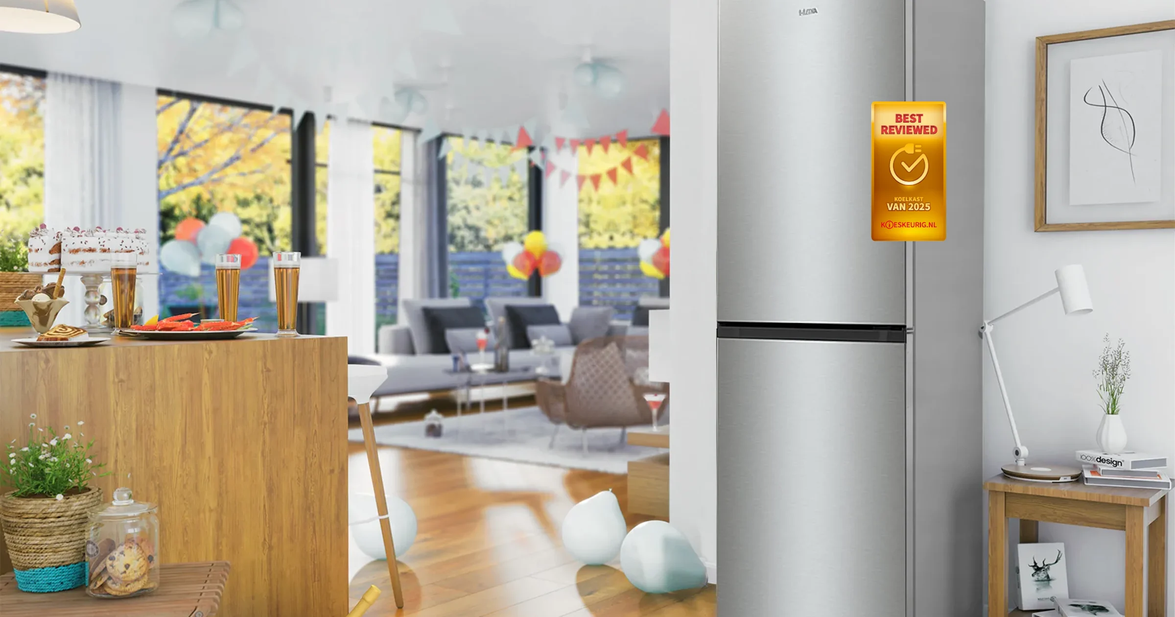 Waarom deze ETNA-koel-vriescombinatie de Best Reviewed 2025-award pakt