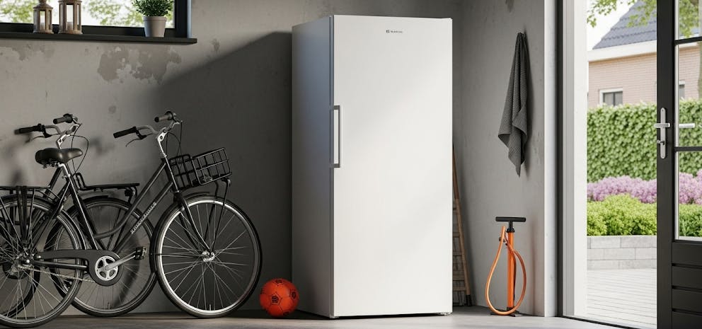 Sommige vriezers kunnen ook prima in een schuur of garage staan, maar alleen als de temperatuurspecificaties dit toelaten.