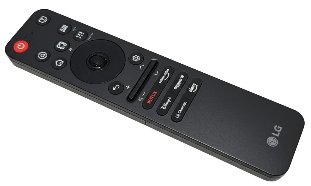 De opnieuw ontworpen afstandsbediening van LG