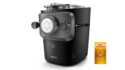 Verse pasta in 10 minuten? Het kan met deze Philips pastamachine