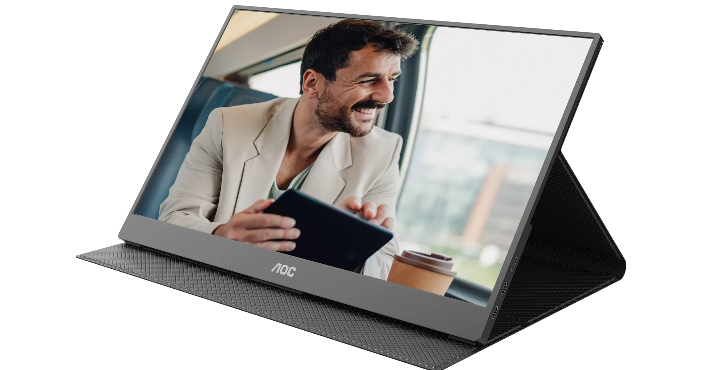 Nieuwe AOC-monitor past in je laptoptas en werkt als extra scherm