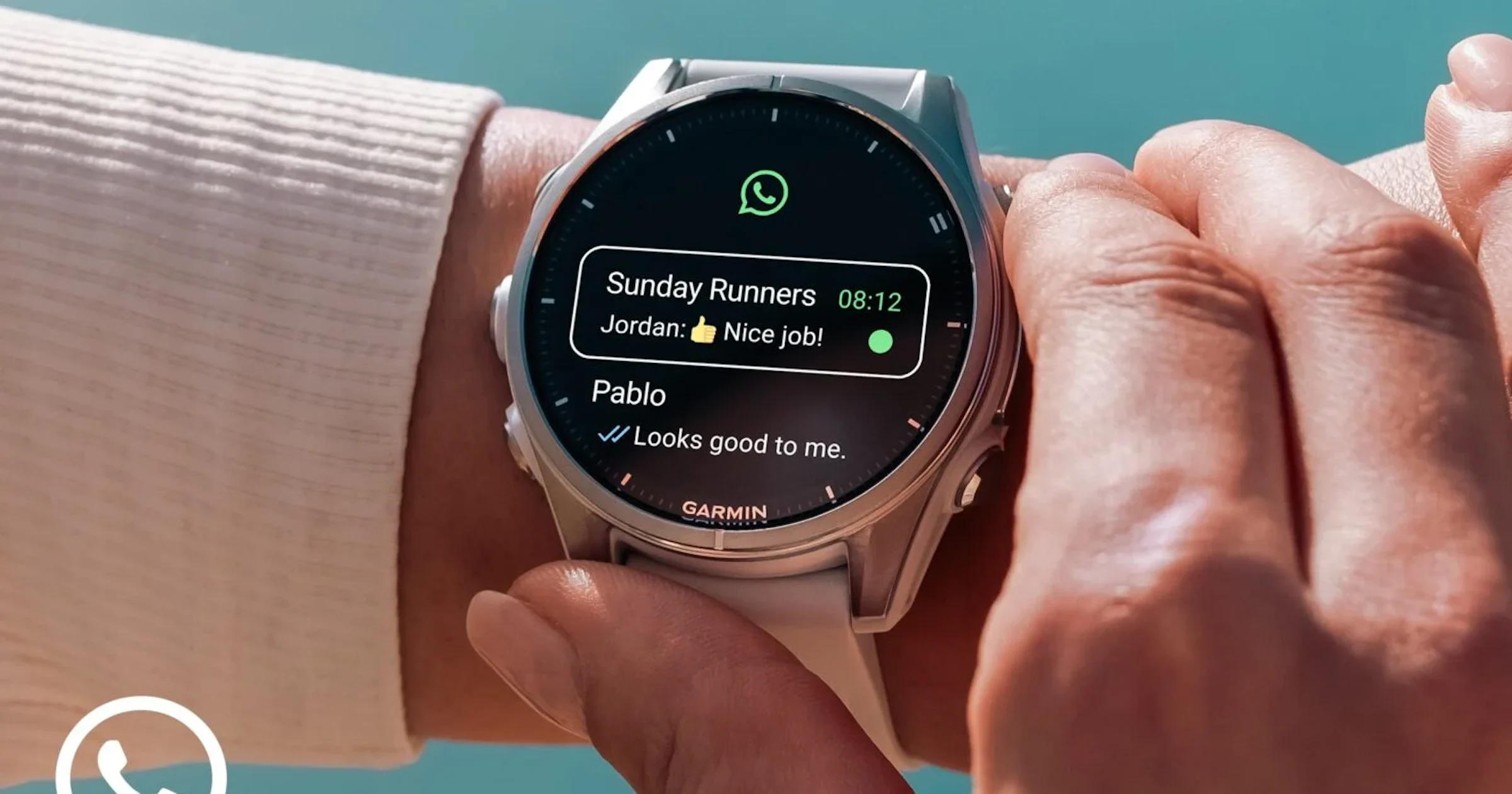 Je kunt nu WhatsApp gebruiken op Garmin-smartwatches