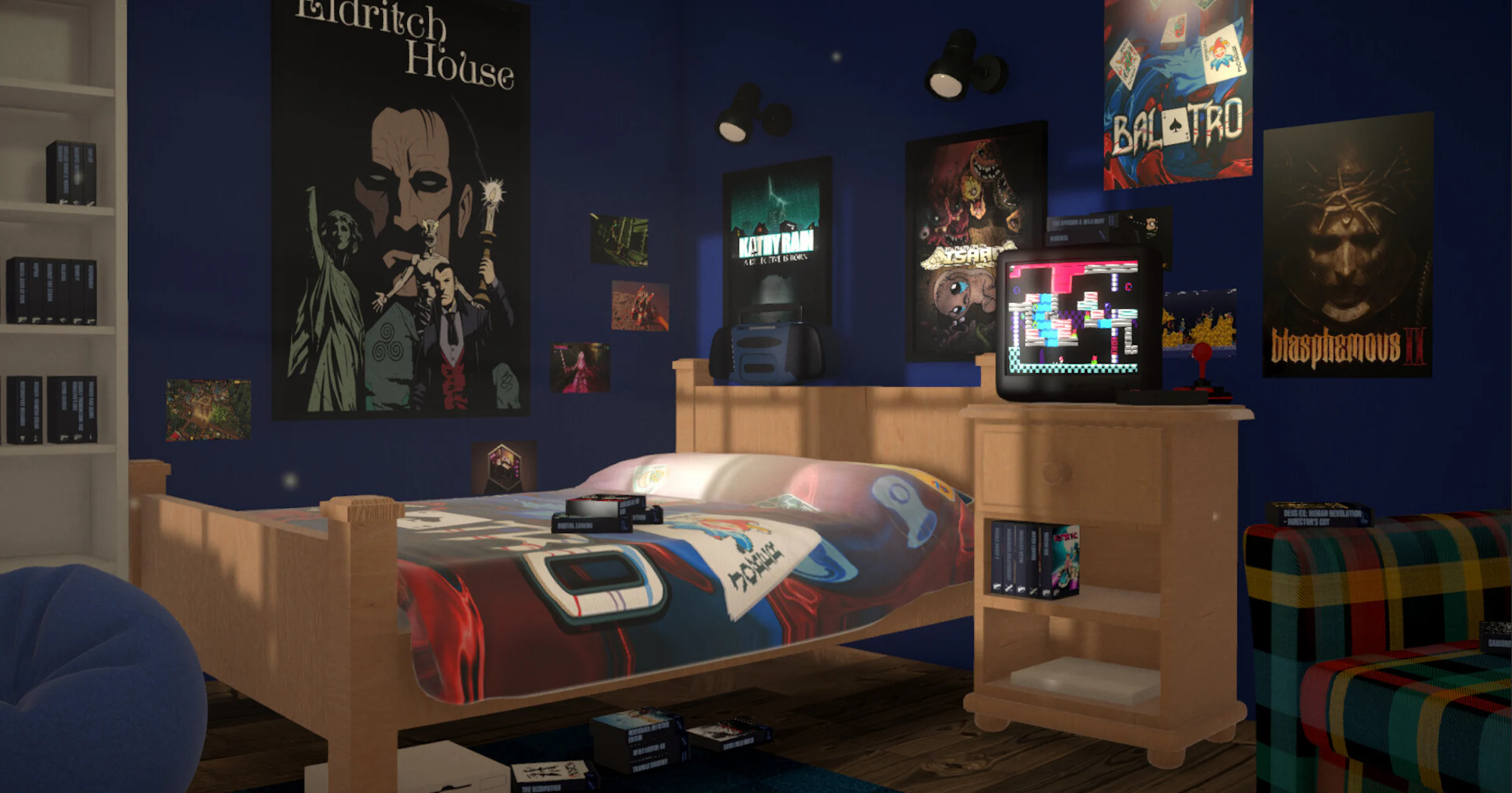 Boxroom laat je je digitale Steam-games in een virtuele kamer zetten