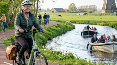 Slechts 3 tot 5 procent van fietsers in Nederland gebruikt fietshelm