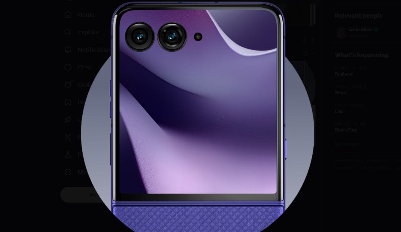 Eerste foto's van de Motorola Razr 70 Ultra te zien