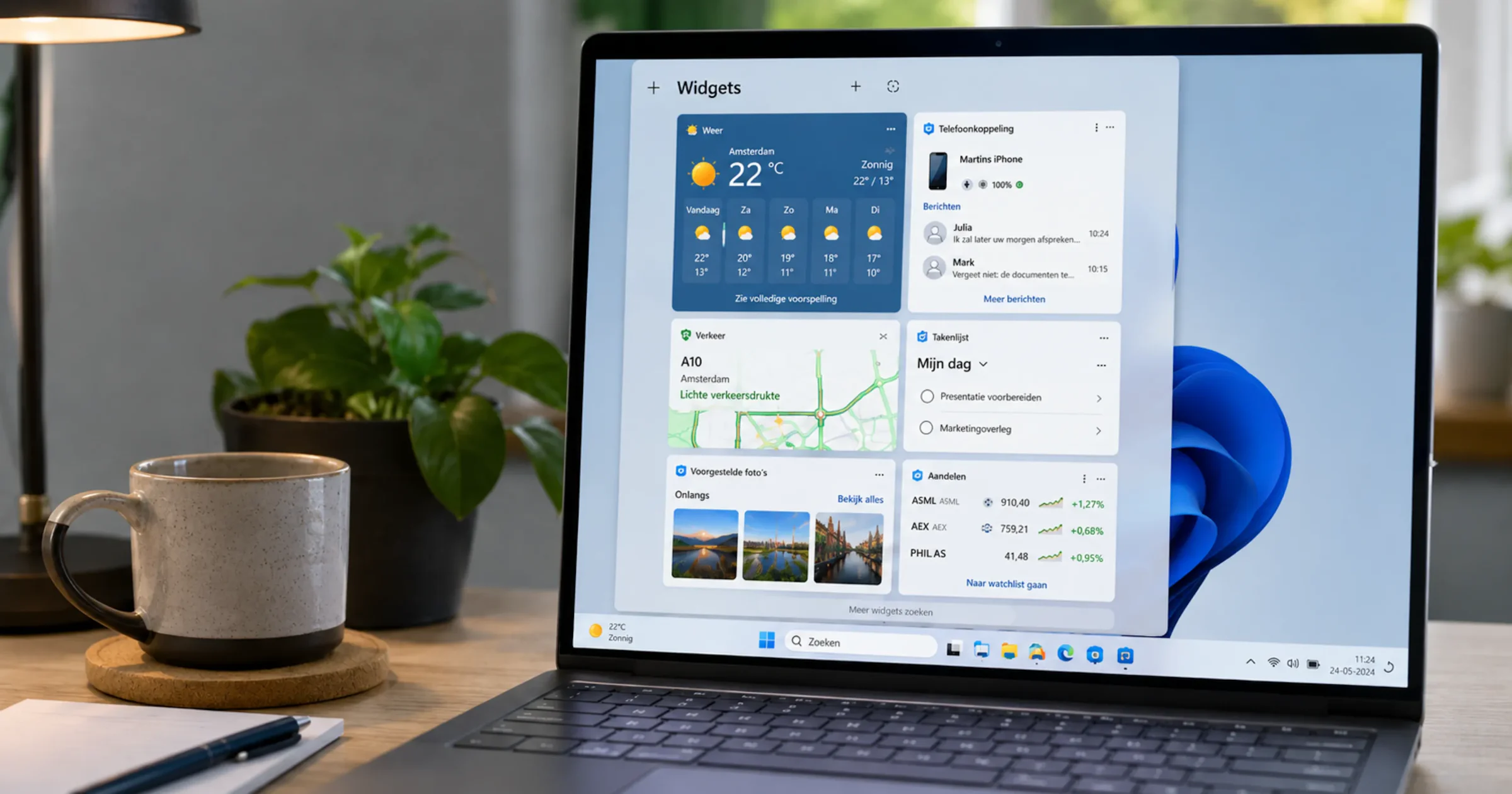 Widgets in Windows 11: slimme functies, extra gebruiksgemak