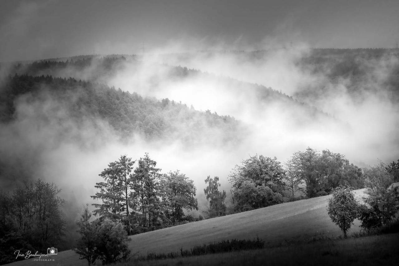 Landschapsfotografie in zwart-wit