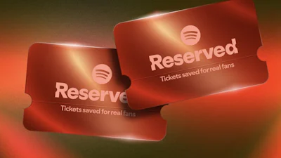 Spotify gaat concertkaartjes reserveren voor fans van artiesten