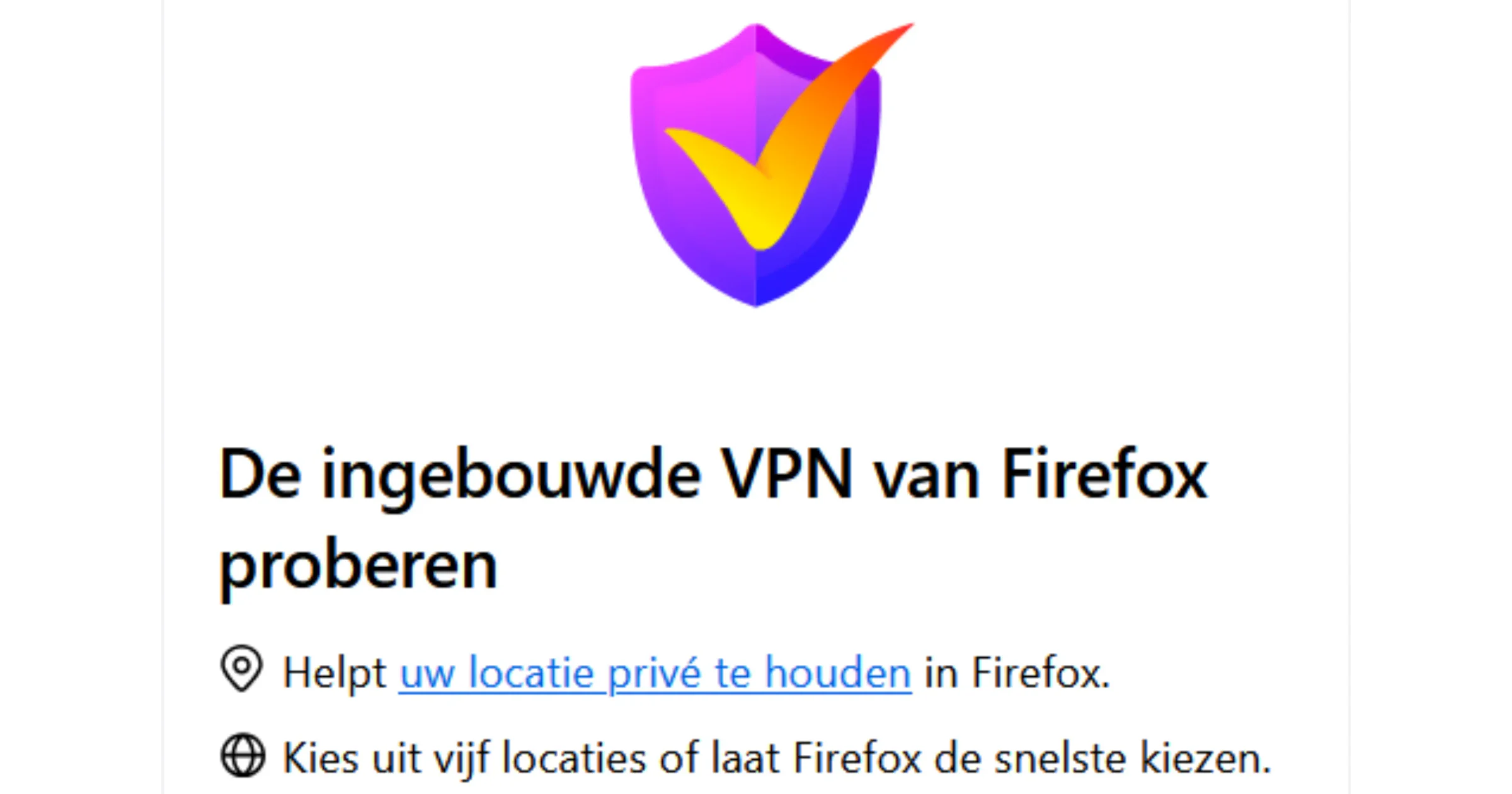 Firefox introduceert gratis ingebouwde VPN, deze zomer zonder datalimiet