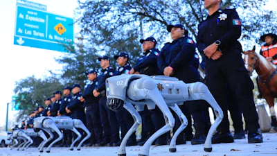Mexico zet robothonden in tijdens WK voetbal