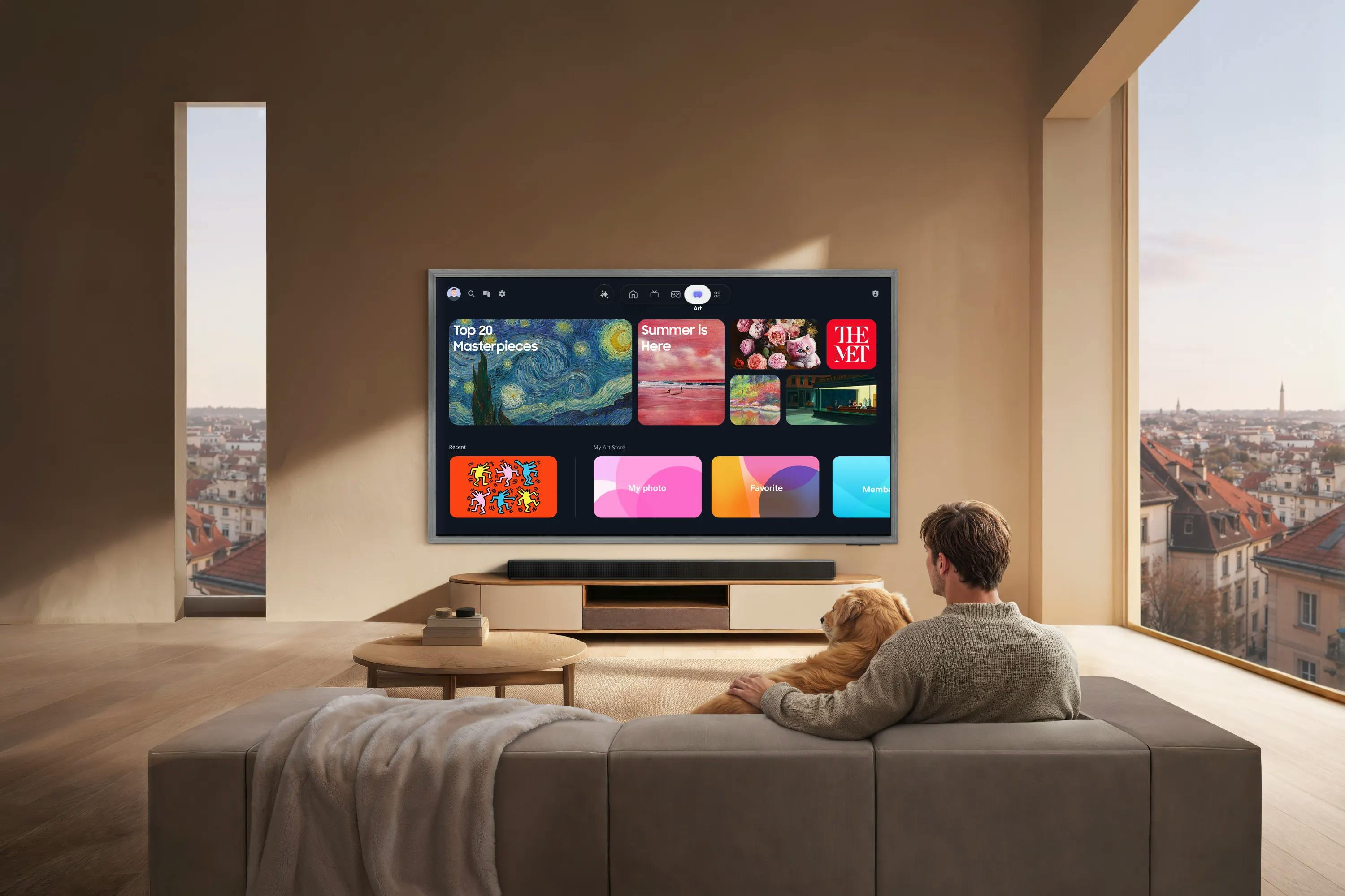 Samsung QE65S99H – QD-OLED in een kunstig kader