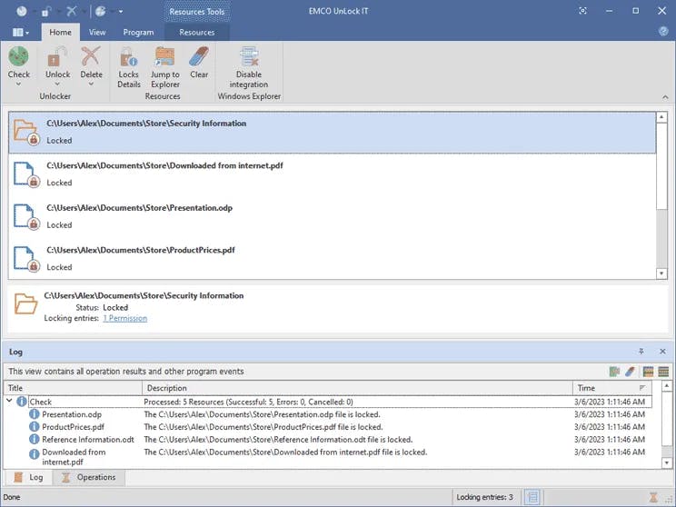 Review EMCO UnLock IT: sterke gratis Windows-tool ontgrendelt vergrendelde bestanden