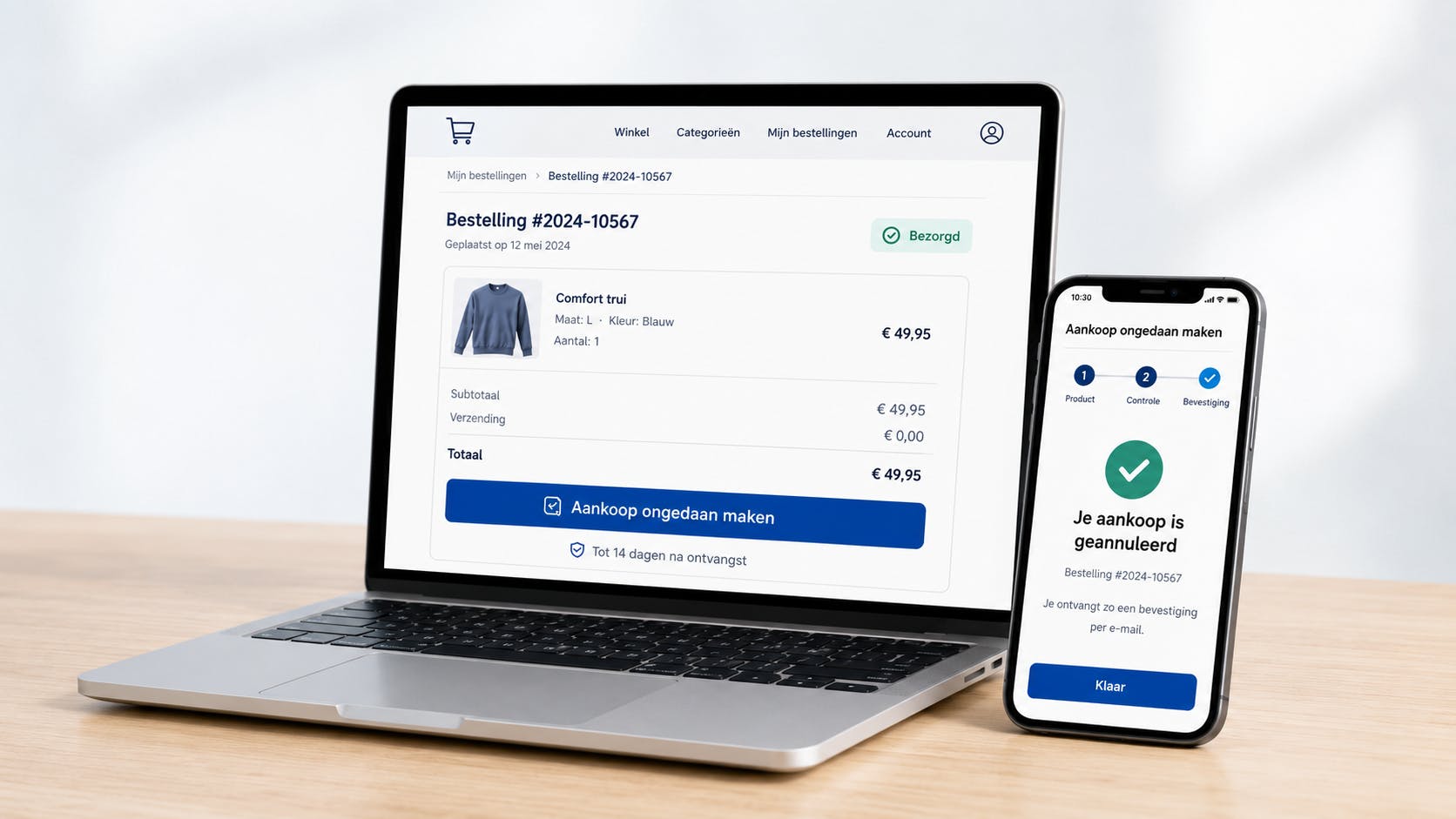 Spijt van een online aankoop? Zo annuleer je eenvoudiger je bestelling 