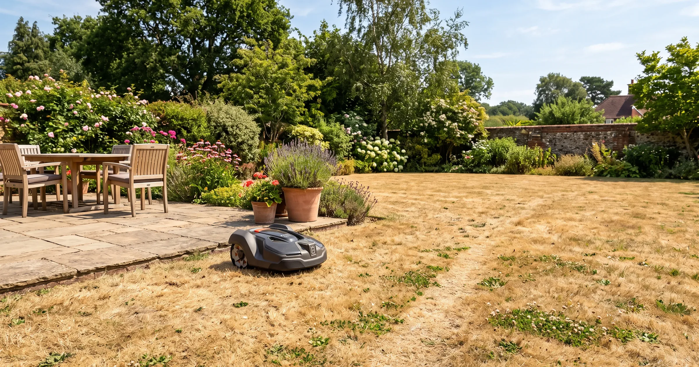 Robotmaaier bij droogte: goed voor je gras of juist niet?