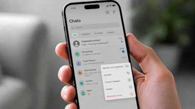 Verdacht WhatsApp-bericht? Zo blokkeer je de afzender zonder de chat te openen