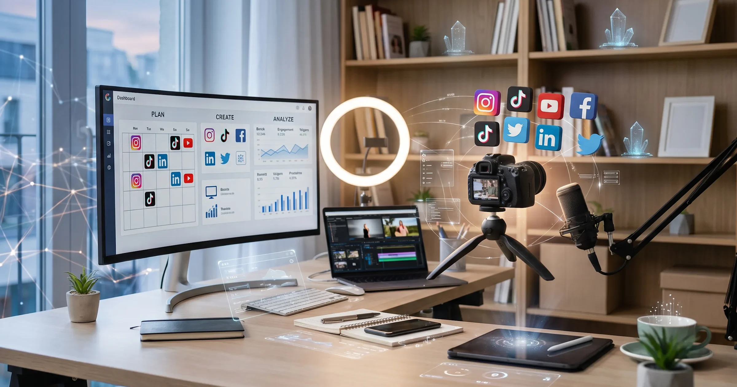 Social media plannen, maken en analyseren met 6 slimme tools