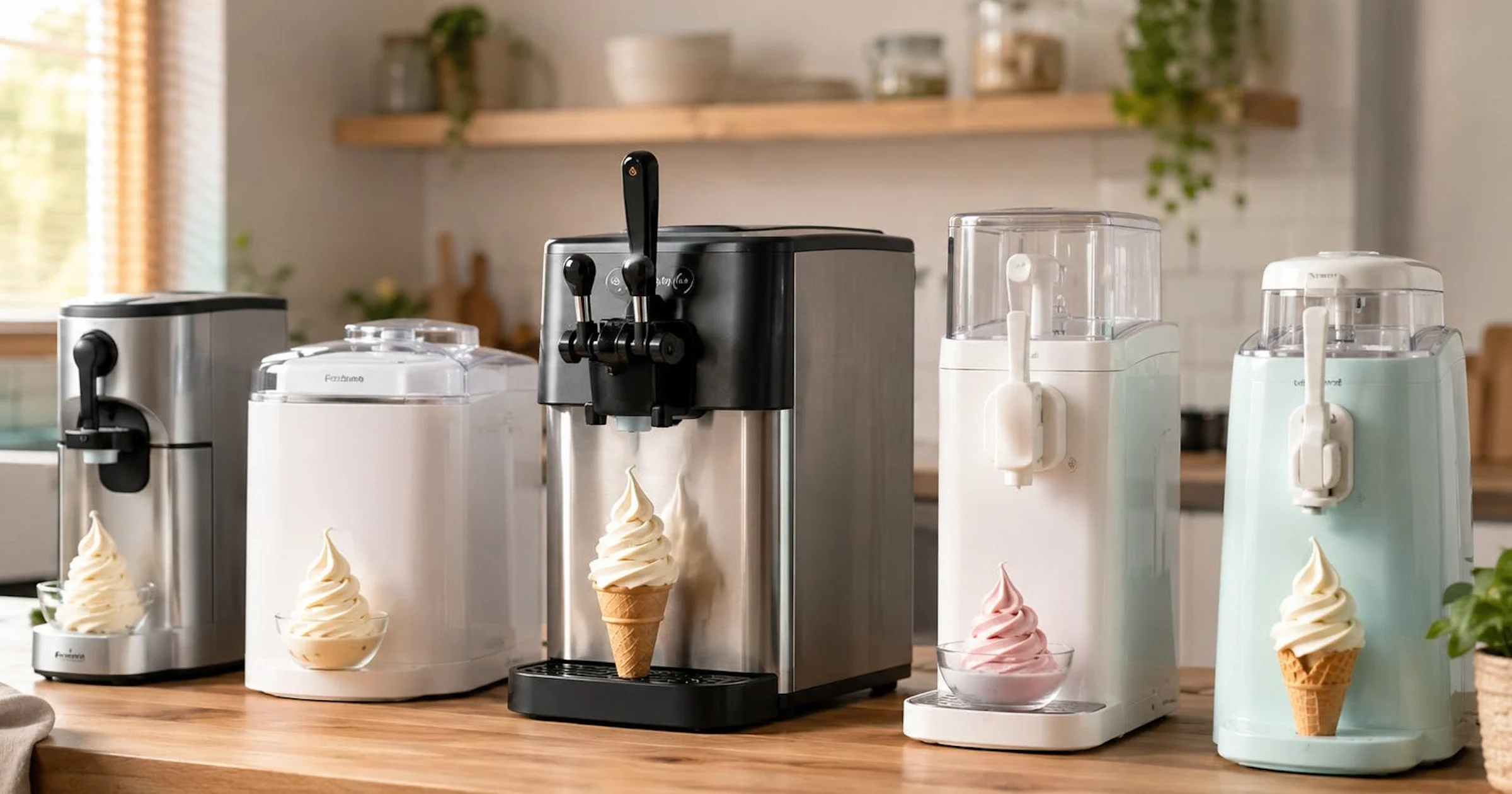 Het lekkerste softijs maak je thuis zelf met deze ijsmachines