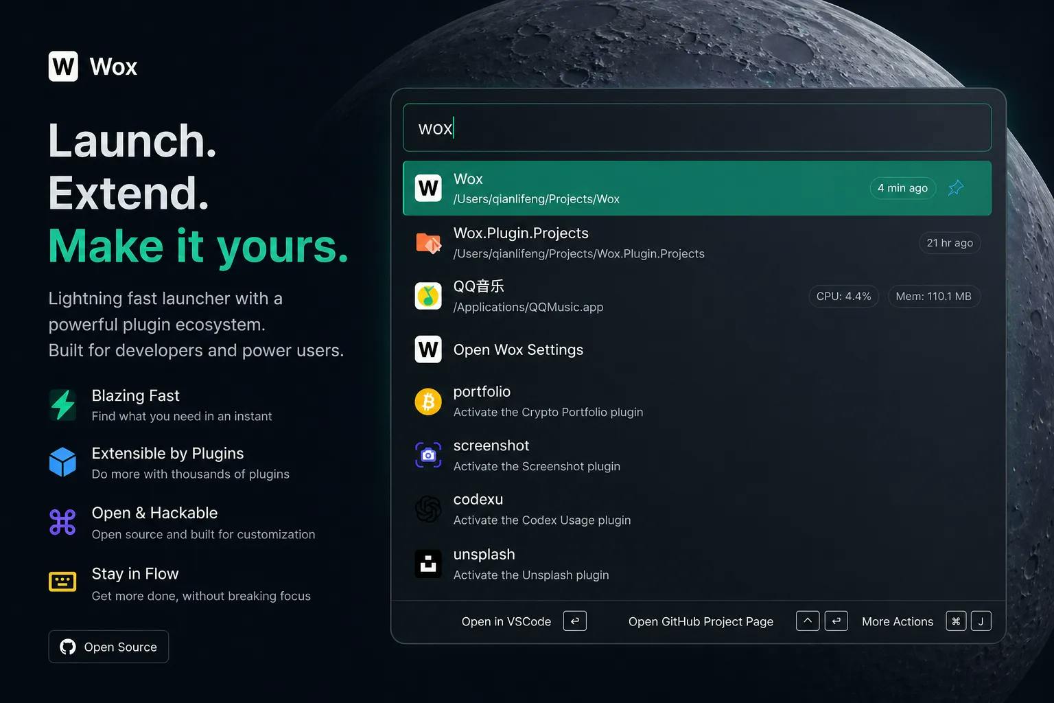 Wox 2.0.3 - Launcher voor supersnel zoeken en starten