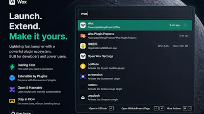 Wox 2.0.3 - Launcher voor supersnel zoeken en starten