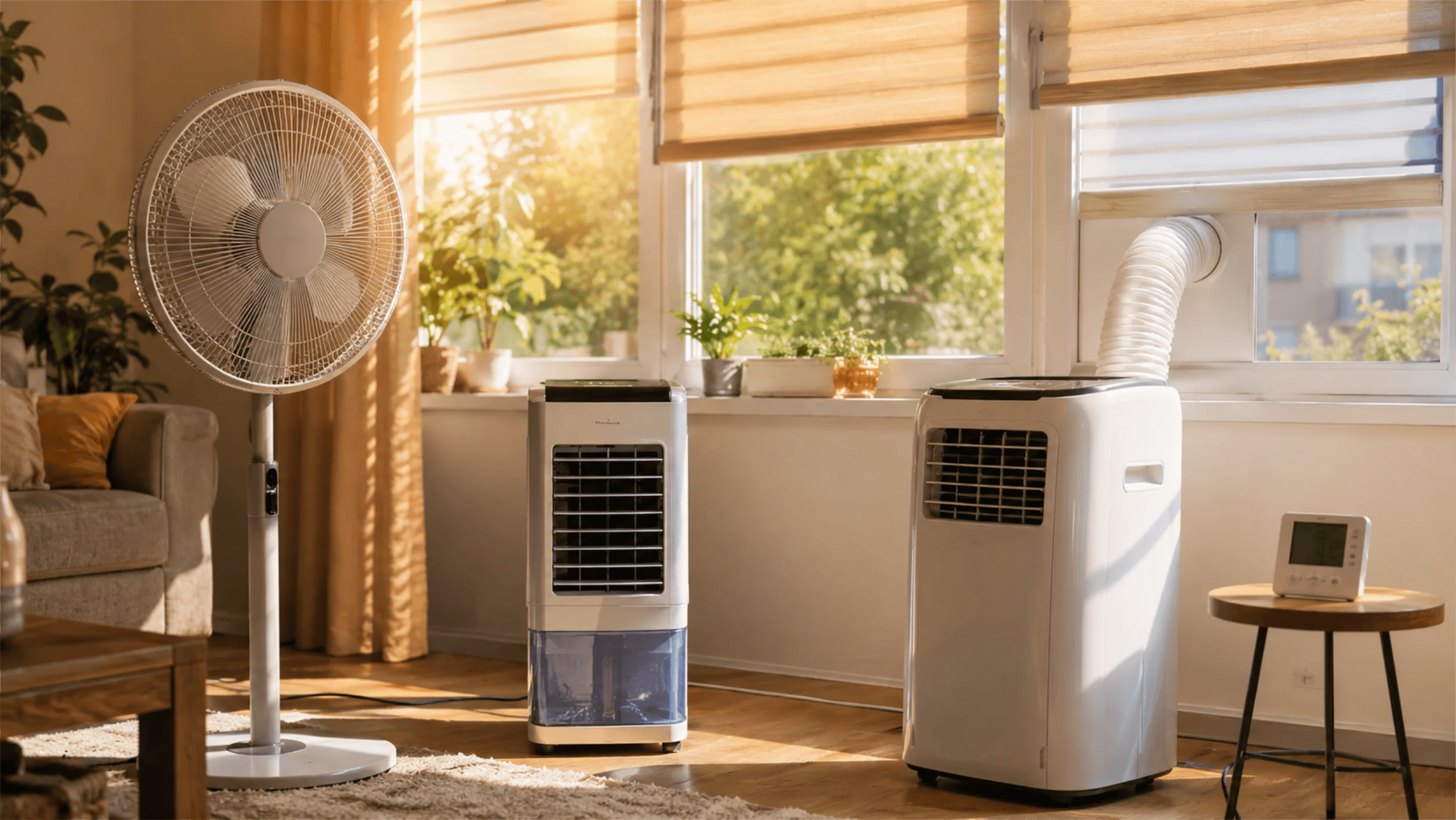 Hoeveel stroom verbruiken een ventilator, aircooler en mobiele airco?