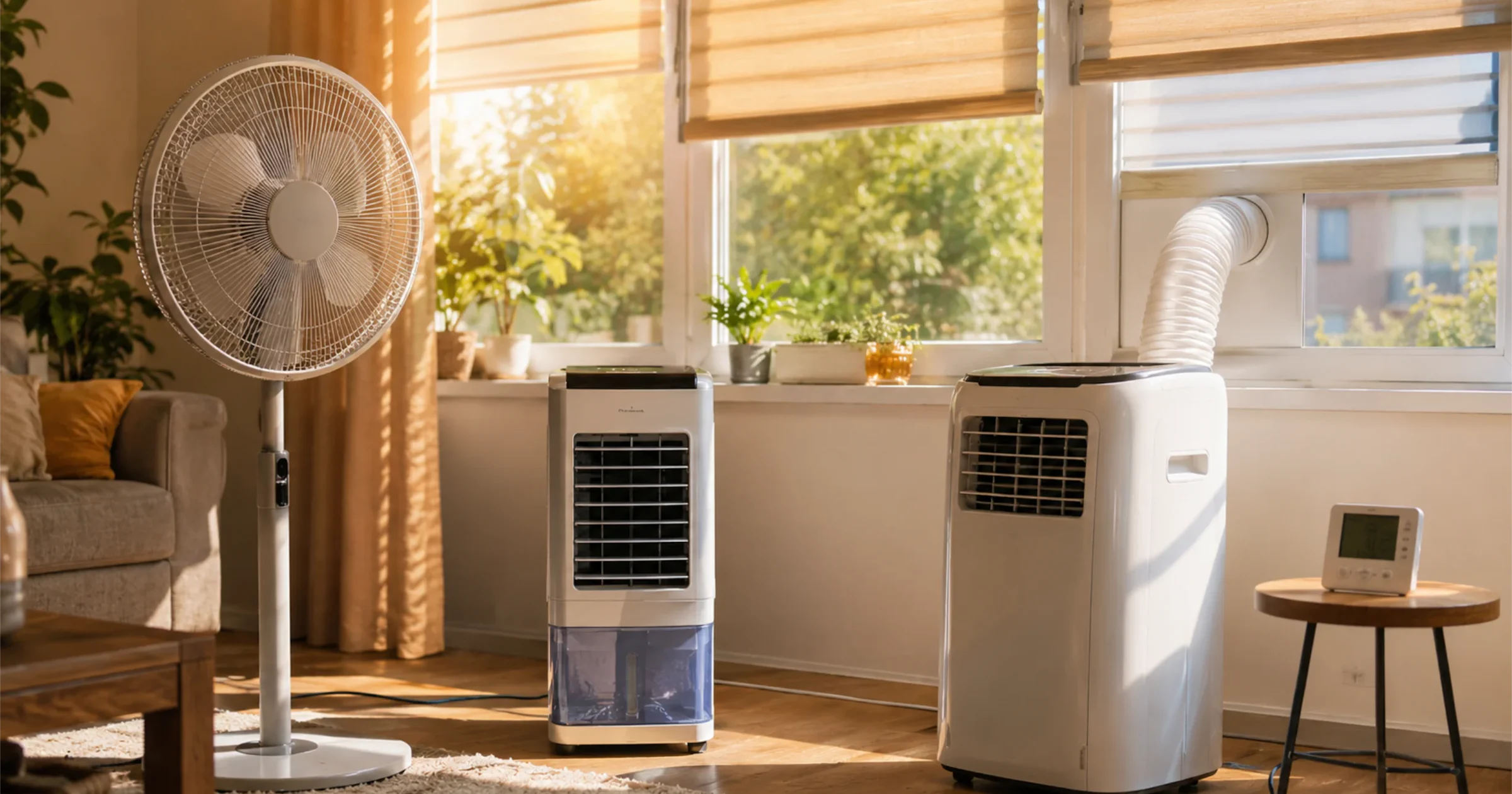 Hoeveel stroom verbruiken een ventilator, aircooler en mobiele airco?