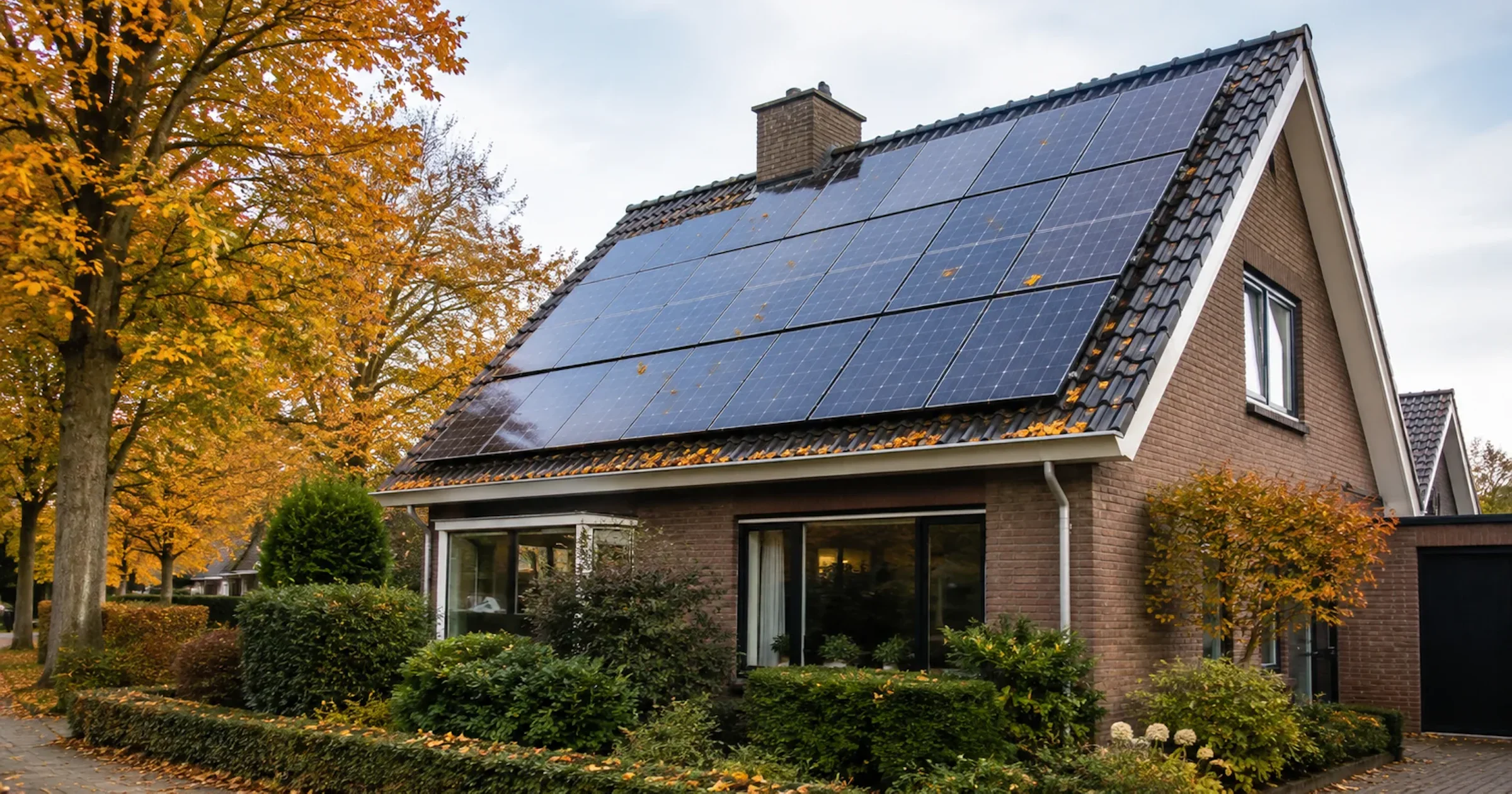 Zonnepanelen in de herfst: hoeveel daalt je opbrengst en waarom?