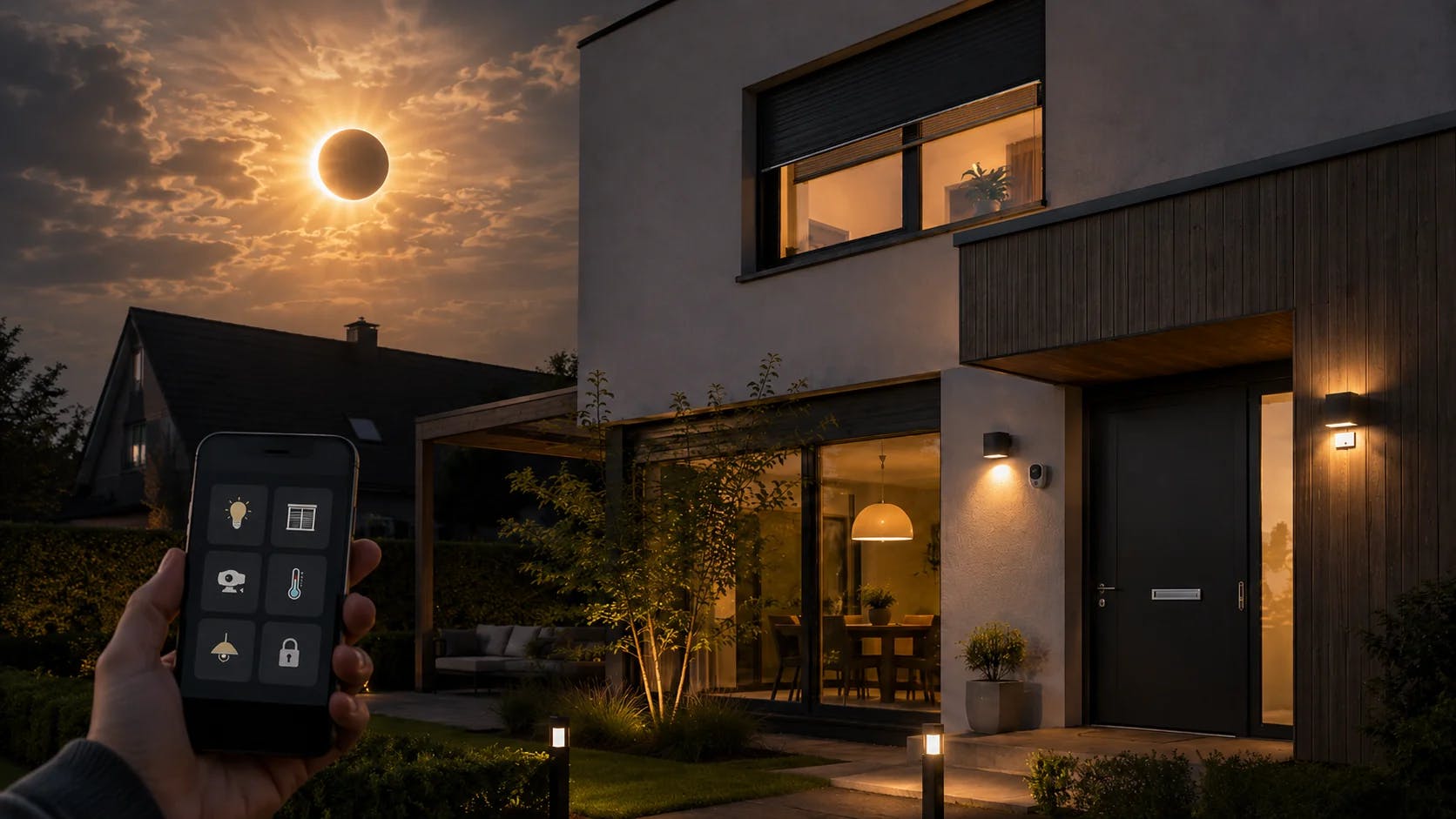 Denkt je slimme huis dat het avond wordt tijdens een zonsverduistering?