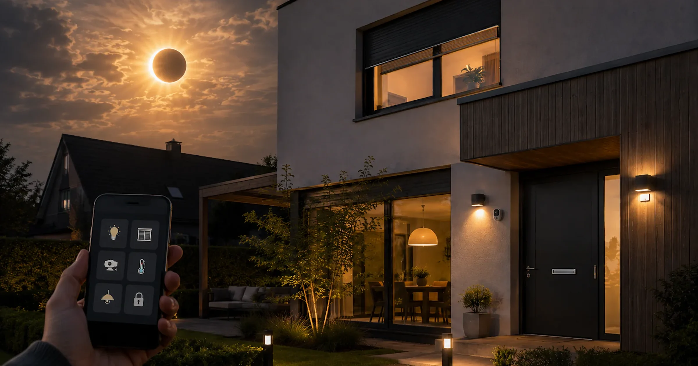 Denkt je slimme huis dat het avond wordt tijdens een zonsverduistering?