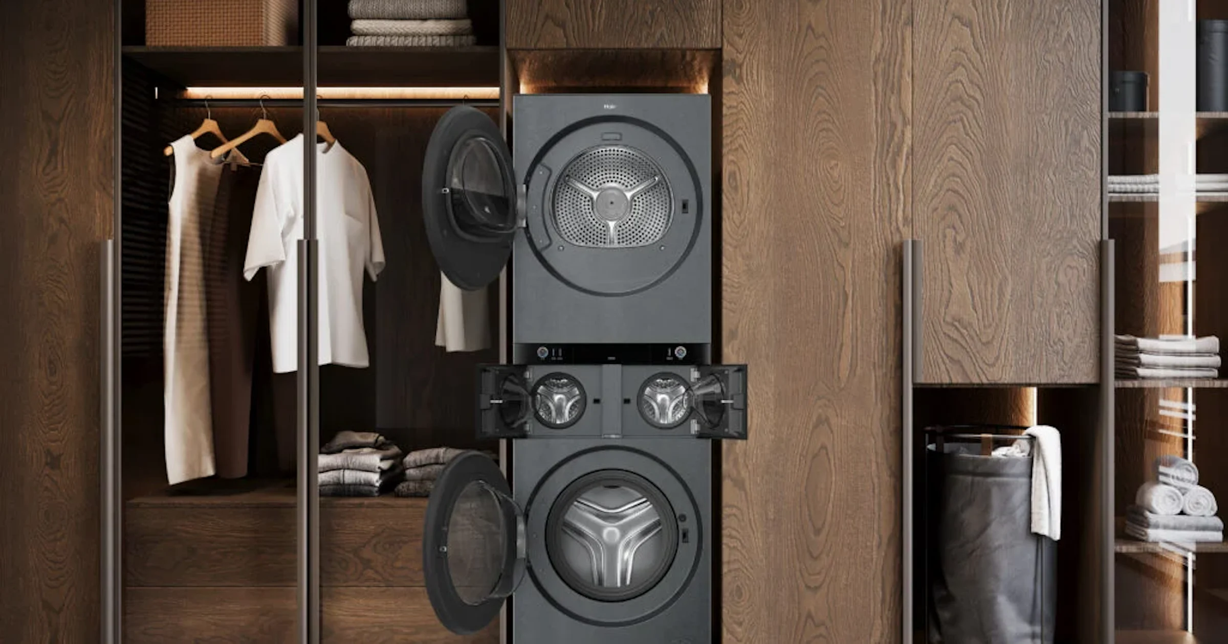 Haier komt met wasmachine met vier trommels: Multi Care Laundry Studio