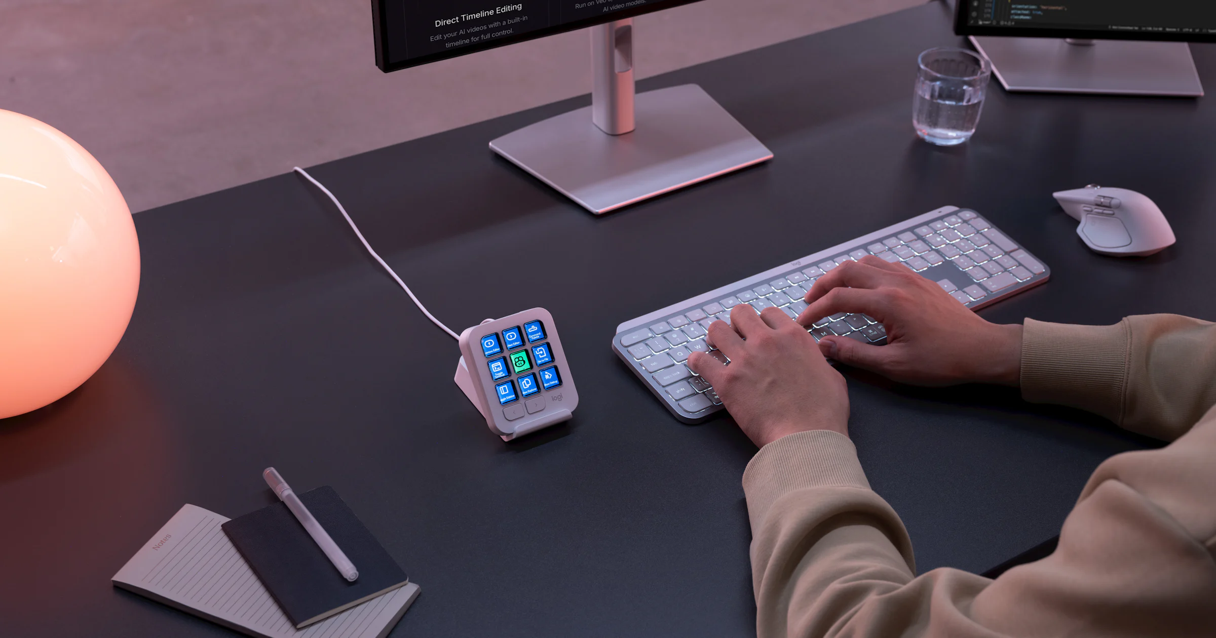 Logitech brengt MX Keypad uit: bedieningspaneel voor AI-codeertools
