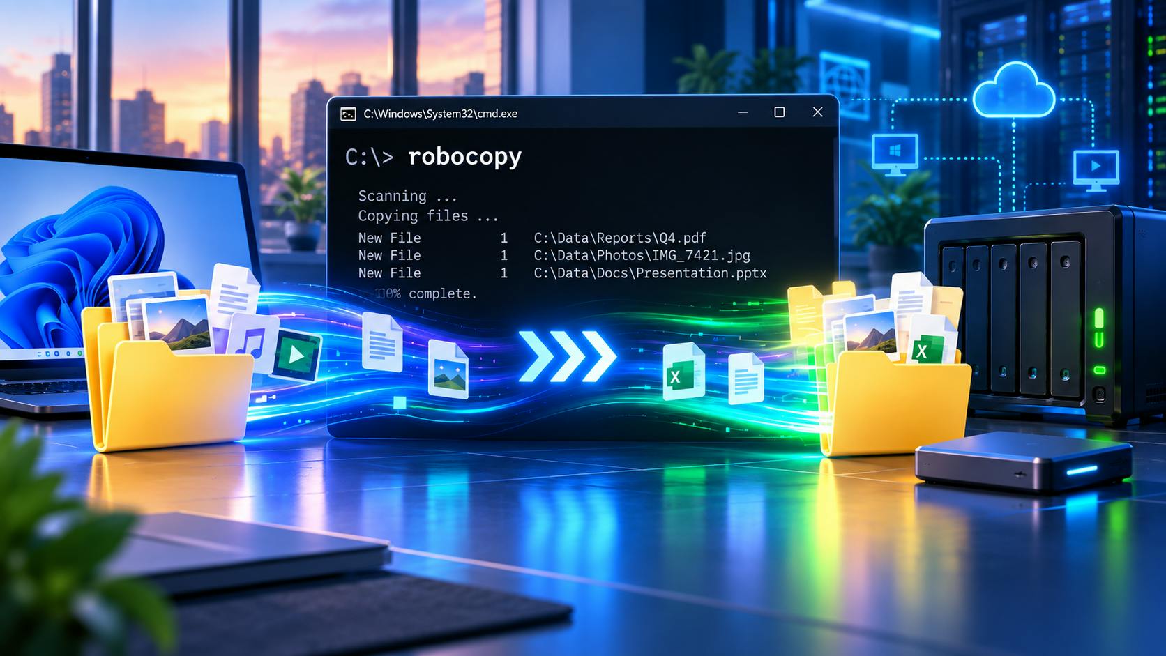 Kopiëren op turbo: De verborgen kracht van Robocopy