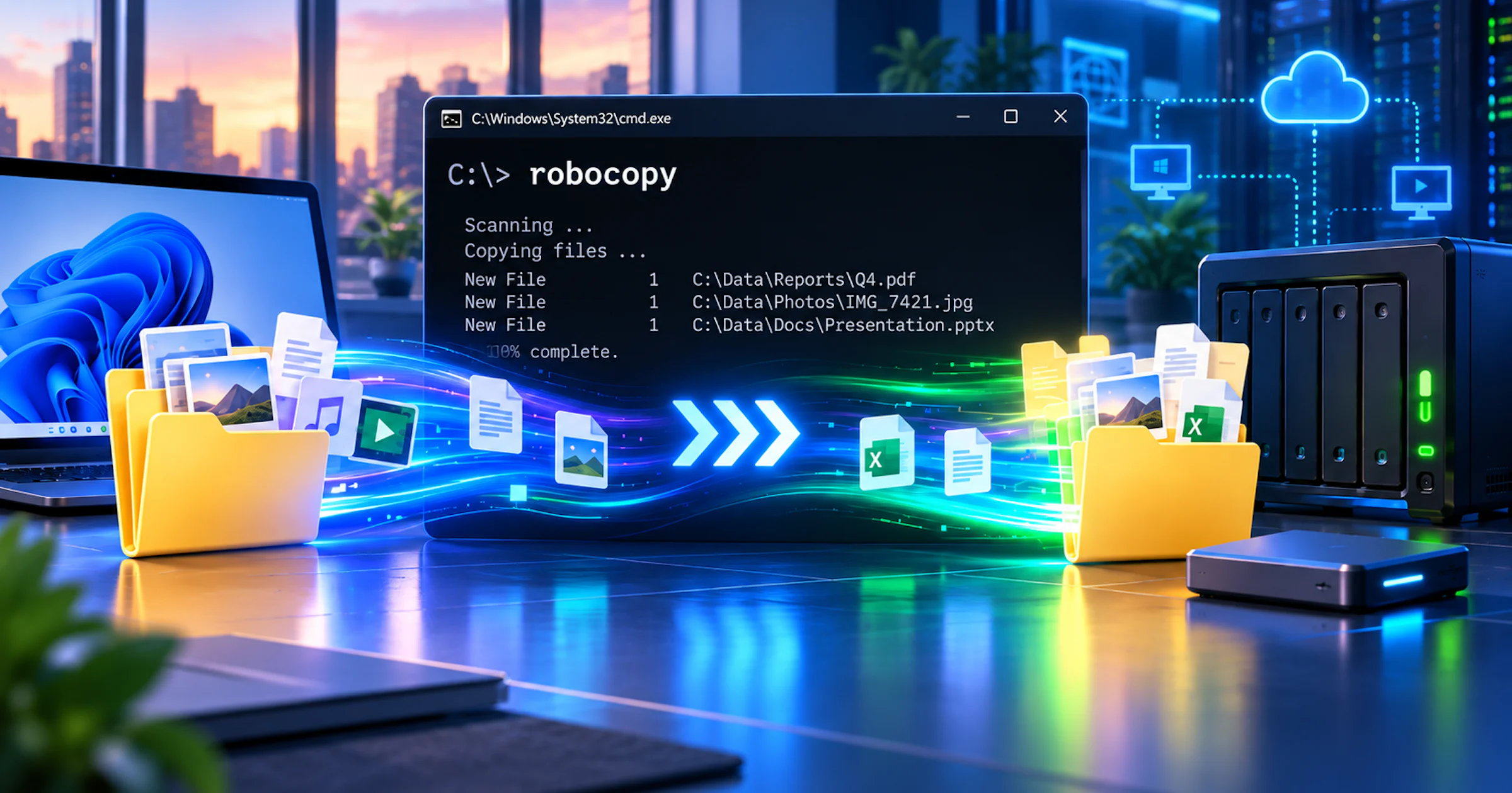 Kopiëren op turbo: De verborgen kracht van Robocopy
