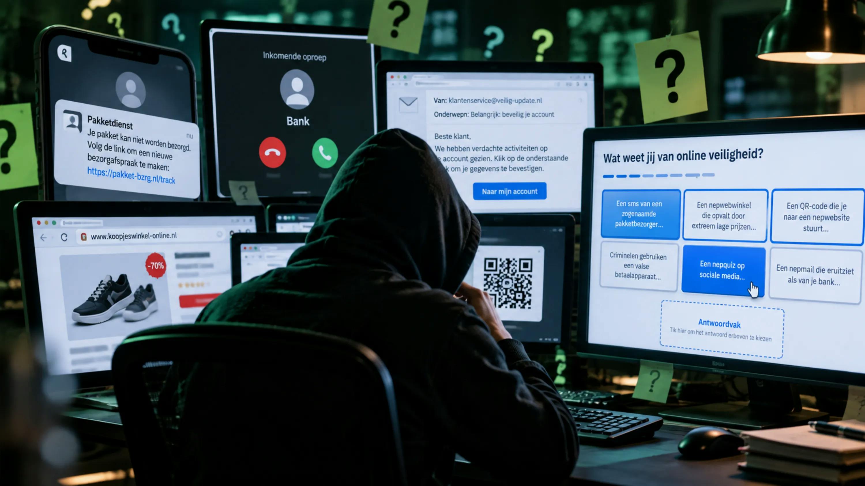 Quishing, smishing, voice cloning: hoe goed herken jij online oplichting?