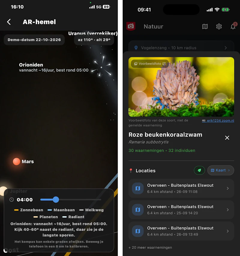 Planeten, vallende sterren en paddenstoelen: update van Zoom Alerts