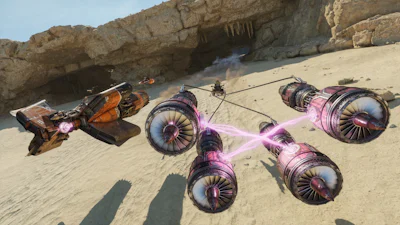 Star Wars: Galactic Racer is de franchise in z'n meest pure vorm