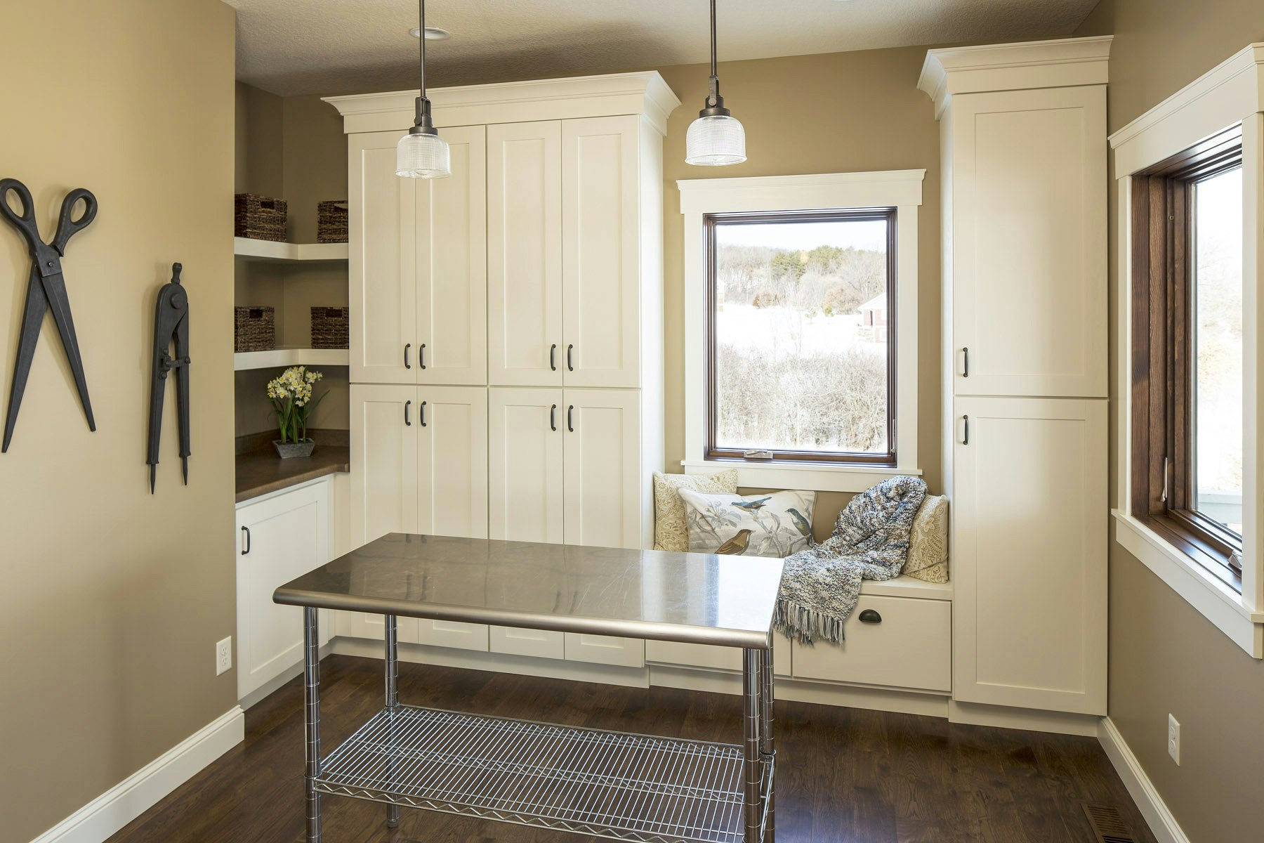 Other Rooms cabinets gallery photo featuring a Lexington, Maple, Serenity finished product.