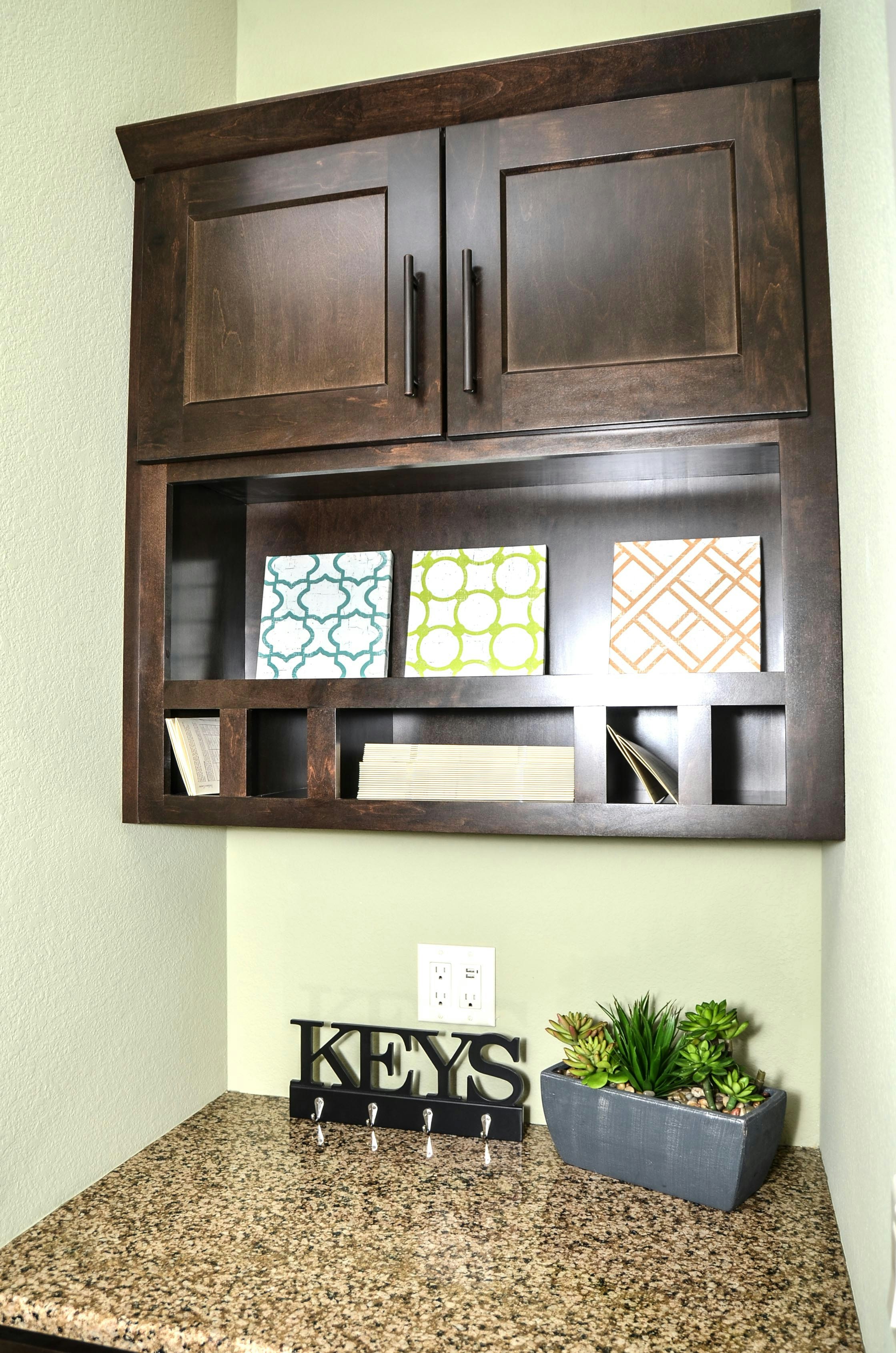 Other Rooms cabinets gallery photo featuring a Lancaster, Maple, Espresso finished product.